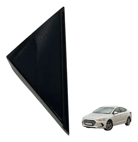 Moldura Externa Retrovisor Esquerdo Elantra 2017 86180f2000 Preto