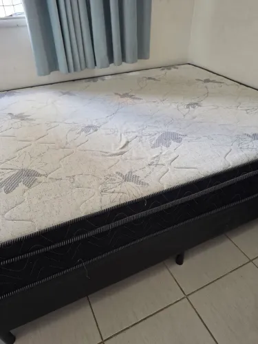 Cama Casal Box Ortobom + Colchão Molas Ensacadas Superpocket - Conforto Premium