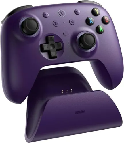 Controle Wireless 8BitDo Ultimate 2, Efeito Hall, 2.4G, com Dock para carregamento, p/ PC