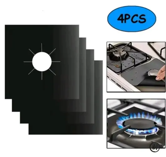Protetor fogão a gás capa do forro kit com 4 Clean 