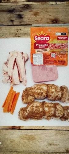 Frango para assar+ complementos