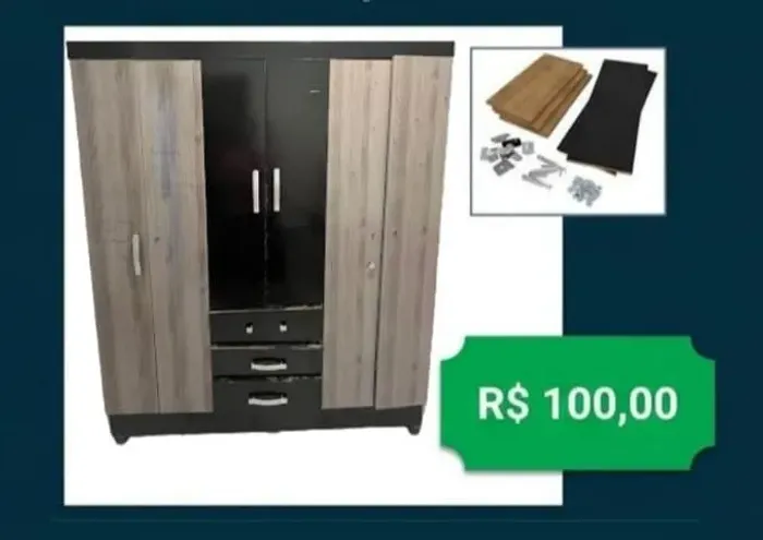 Guarda-roupa de solteiro 