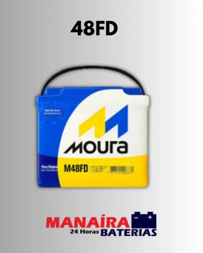 Bateria Moura 48 Amperes M48FD - 24 meses de garantia