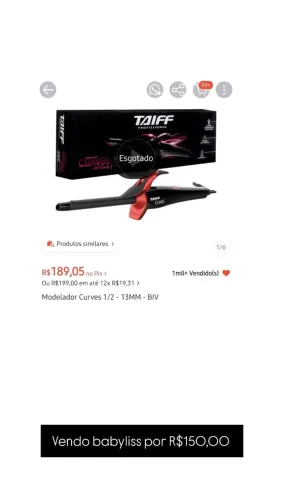 Vendo Babyliss 