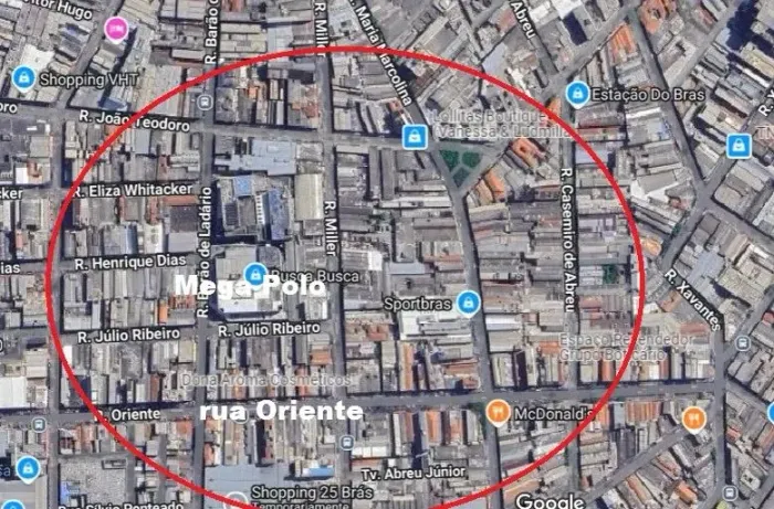 Loja no Brás próximo a rua Oriente e Mega Polo