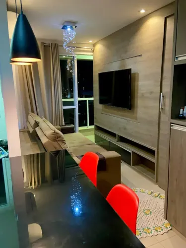 Flat no Condominio The Expression, sendo 1 q, 1 banheiro social, 1 vaga de garagem