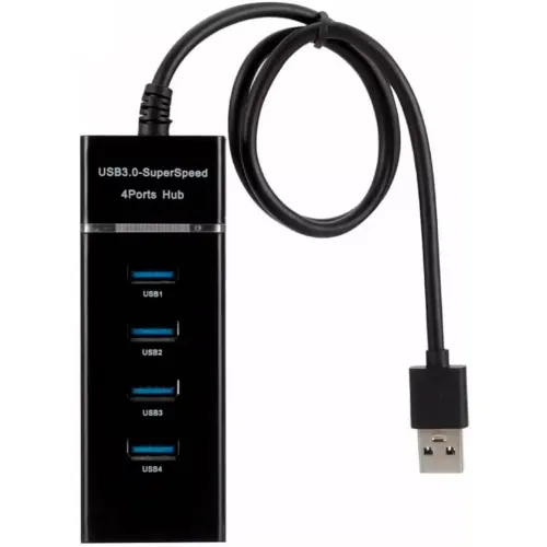 Hub USB 3.0 de 4 Portas Alta Velocidade 5Gbps Cabo 30cm - HUB3 em São Luís ma