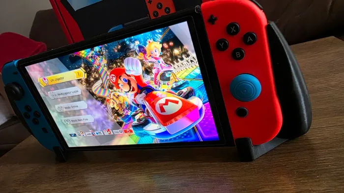 Nintendo Switch OLED COMPLETO + Joycon RGB Extra + Case - Estado de Zero!