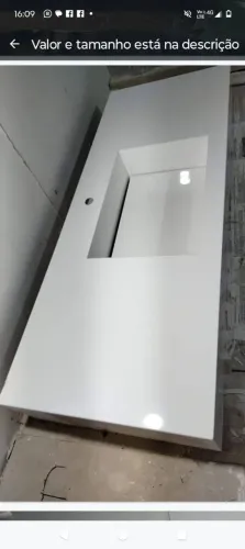 Pia em porcelanato 