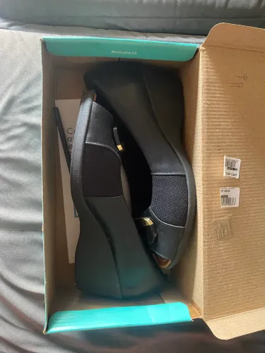 Sapato feminino Usaflex preto salto baixo confortável