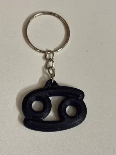 Chaveiro Signo de Câncer Símbolo Zodíaco Chaveirinho