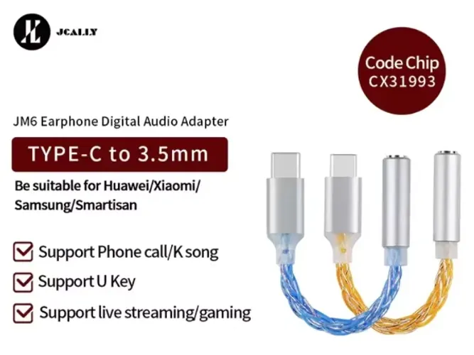 DAC dongle JCally JM6 (Lacrado)