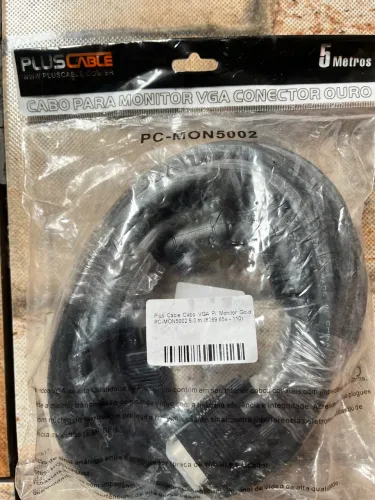 Cabo VGA Plus Cable PC-MON5002 de 5 metros