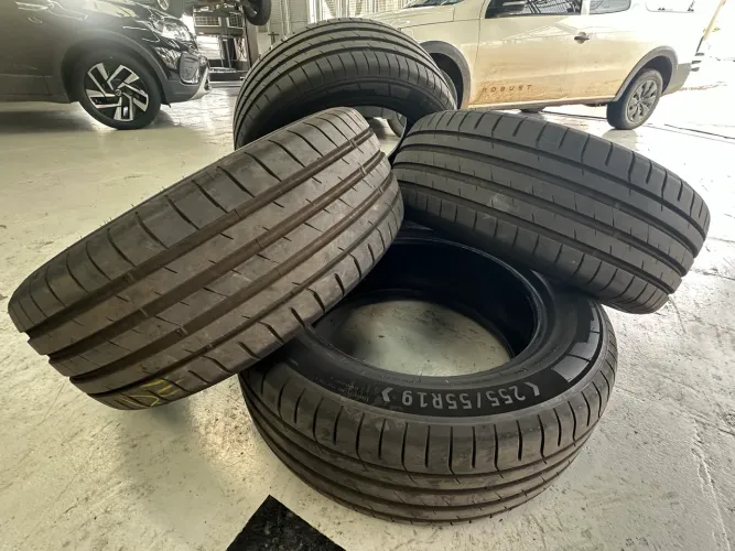 Pneu 255/55/19 rodou menos 1.000 km