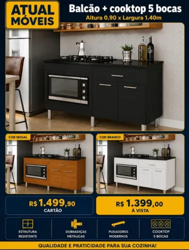 Balcão+ Cooktop 5 BCS