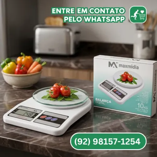 Balanca Digital De Cozinha 10kg Alta Precisao Dieta