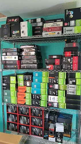 PLACAS DE VÍDEO NOVAS, PROCESSADORES, RAM E PLACAS MÃE.