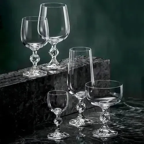 Jogo 30 Taças Claudia Cristal Ecológico Bohemia