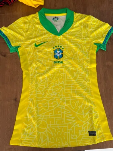 Camisa Brasil Feminina Nova