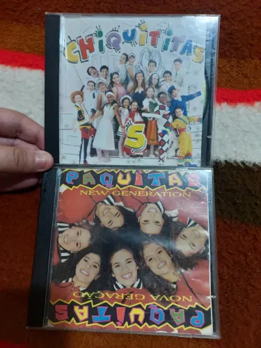 CD paquitas e chiquititas originais