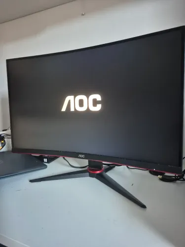 Monitor Gamer Legend 27'' 240 Hz 0.5ms C27g2ze Led Full Hd Aoc Cor Preto-vermelho