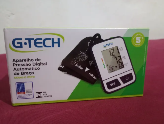 Aparelho de pressão digital automático G-Tech