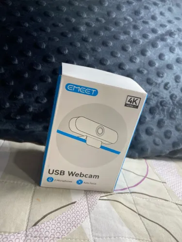 Câmera Web 4k Uhd 8mp Foco Automático Com 60fps E 2mics