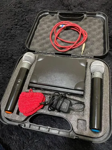 Kit de microfones sem fio