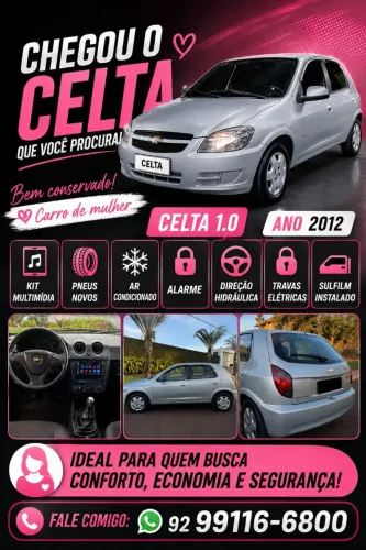Chevrolet Celta Spirit/ LT 1.0 MPFI 8V Flexp. 5P 2012