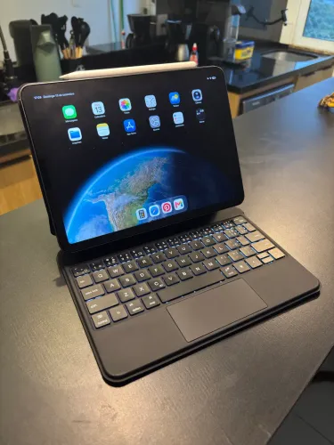 Teclado capa iPad Pro, iPad Air 4 e 5, iPad 10