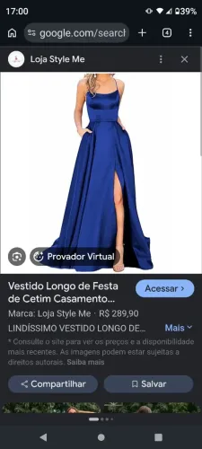 Vestido de formatura 