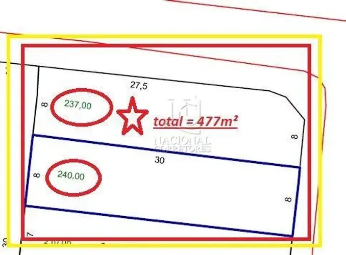 Terreno à venda, 477 m² por R$ 1.200.000,00 - Parque Oratório - Santo André/SP