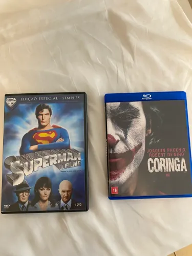 Bluray Coringa e DVD Superman (1978)