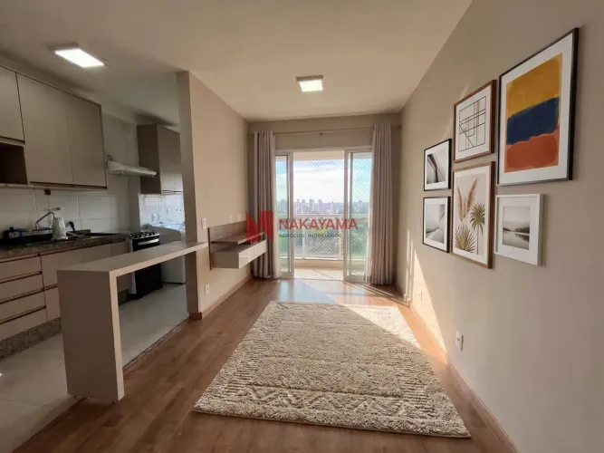 Apartamento para Alugar na Palhano com 3 Quartos e Semi-Mobiliado