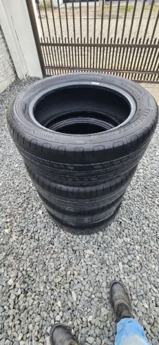 Pneus aro 16 com 35 mil km, Goodyear efficient gripe 205/55 91 V