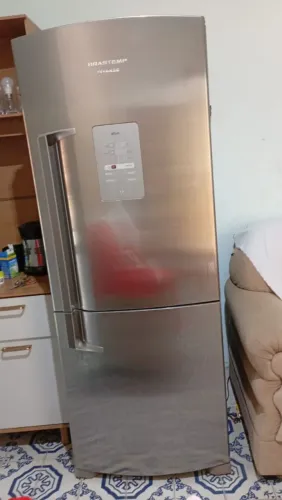 Geladeira inverter inox Brastemp