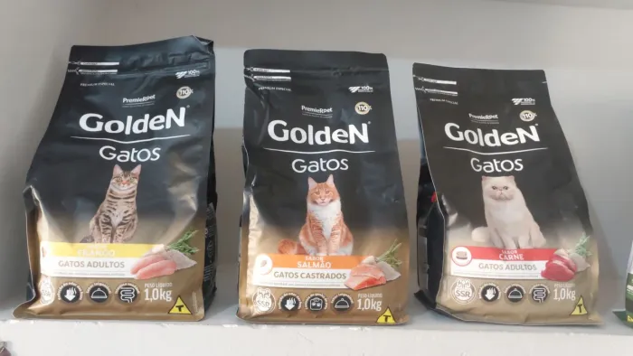 Ração Golden gatos 1kg 