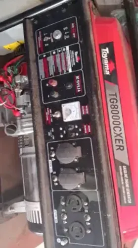 Gerador Toyama TG8000CXER - Partida eletrica e manual - 7,2Kva