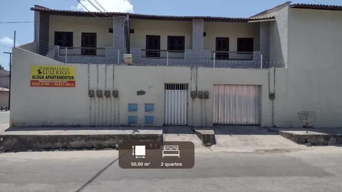 Apartamento com 2 dormitórios para alugar, 50 m² por R$ 650,00/mês - Cajazeiras - Fortalez