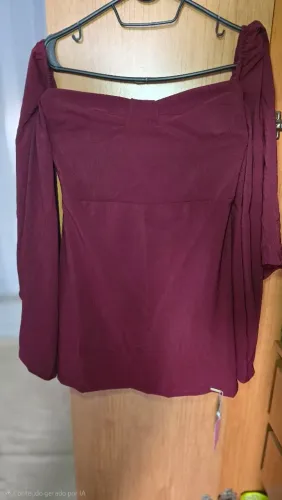 Vestido Curto Manga Solta