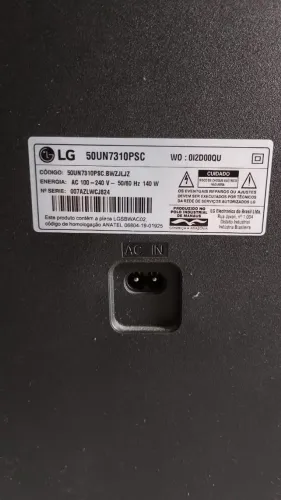 TV LG Modelo: 50UN7310PSC