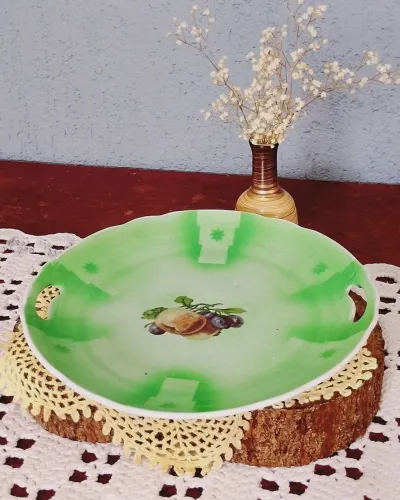 Icônico Prato /Travessa Porcelana Real Anos 50/60