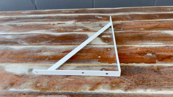 Kit 7 Suportes Mão Francesa 40cm Reforçadas