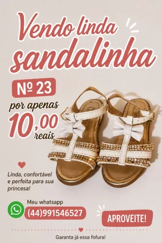 Sandália infantil 