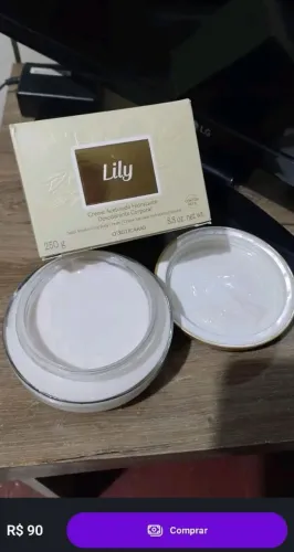 Creme hidratante lily