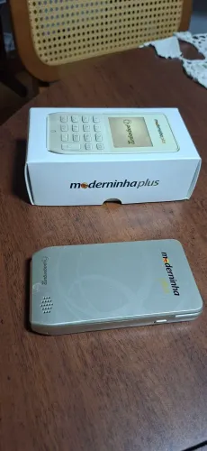 Moderninha Plus.  Zerada. Sem uso.