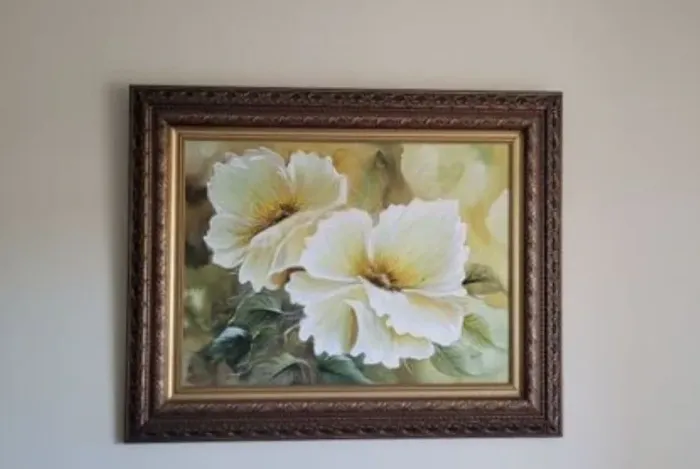 Pintura a óleo ... altura 85 cm / largura 1,07m