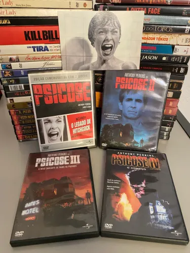 Coleção Psicose - DVD 4 Filmes Originais / Norman Bates - Hitchcock