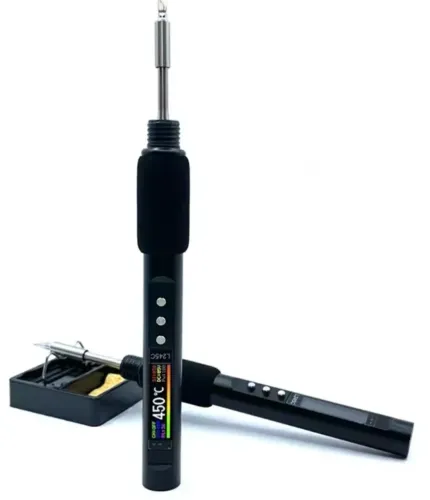 Ferro de solda portátil 100W Tipo-C DC 9_24V Ponta C245 Produto novo