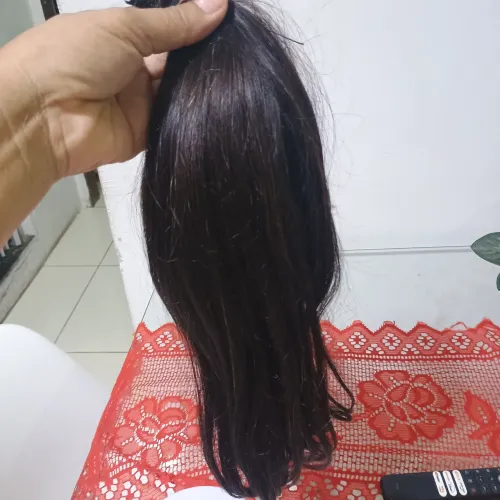 Cabelo humano 100gramas 50 cm R$= 180